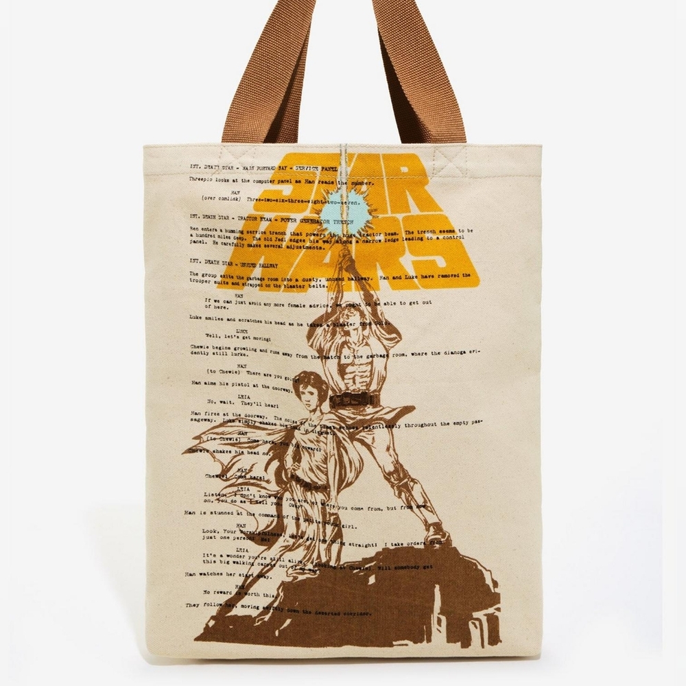 Star Wars Luke And Princess Leia Canvas Tote Bag